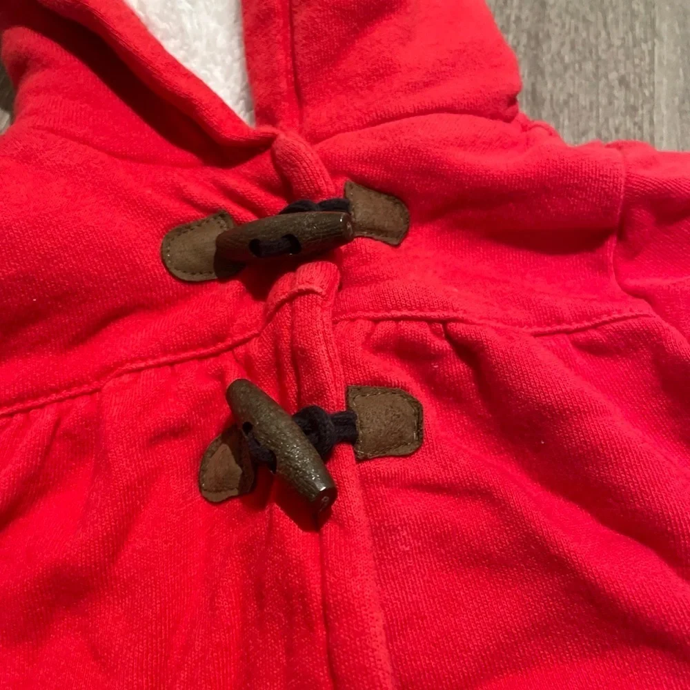 Carter's Red Kids Hooded Pea Coat